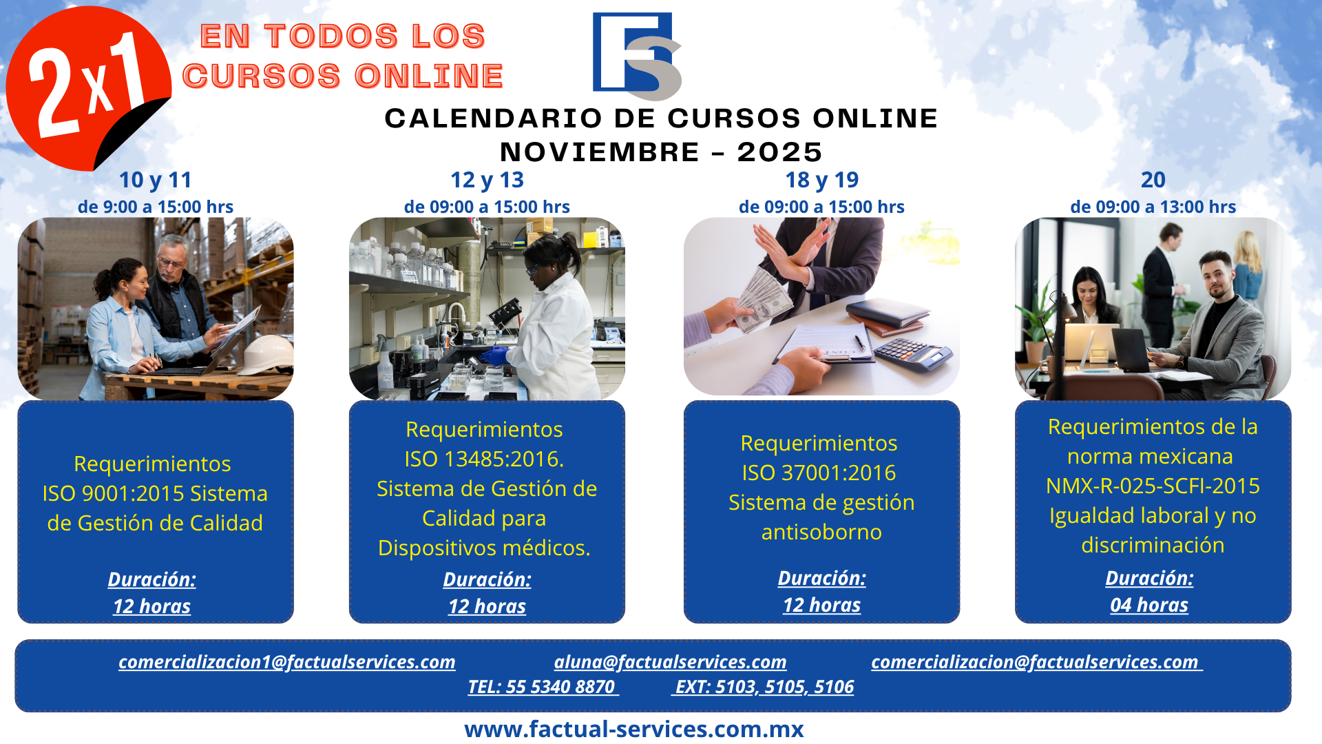 Calendario de Capacitación - Noviembre 2025